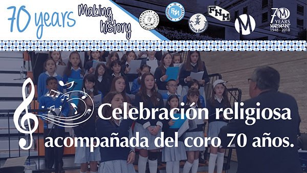 Coro 70 años en la ceremonia Coro 70 años en la ceremonia